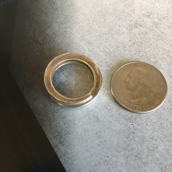 Sterling spiral ring size 7 1/4 - Picture 4 of 4